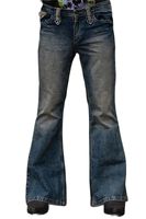 Vintage Men's Big Flared Jeans Male Youth Four Seasons Casual Deep Blue Denim Pants 2023 Fashion High Waist Trousers Streetwear