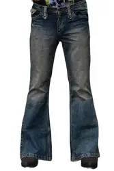 Vintage Men's Big Flared Jeans Male Youth Four Seasons Casual Deep Blue Denim Pants 2023 Fashion High Waist Trousers Streetwear