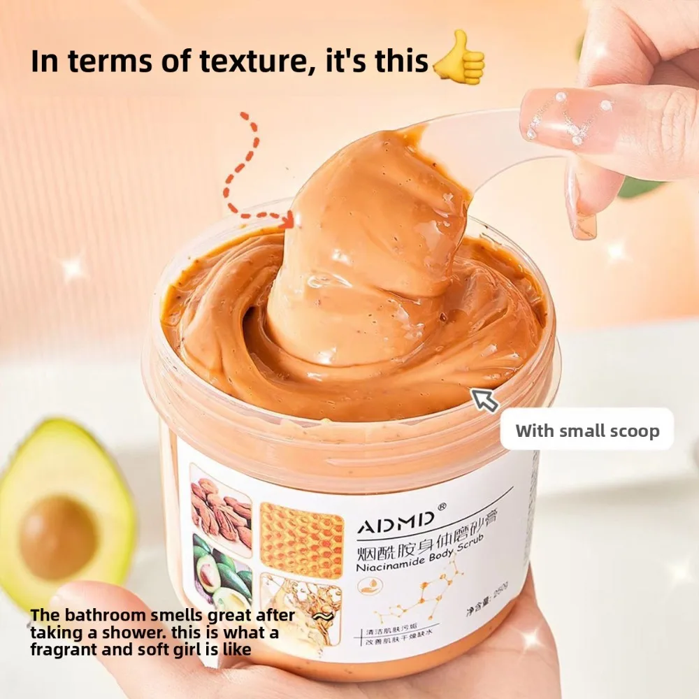- Niacinamide Exfoliating Body Scrub Wash - Deep Cleansing Deodorant, Smooth Skin & Reduce Chicken Skin Appearance