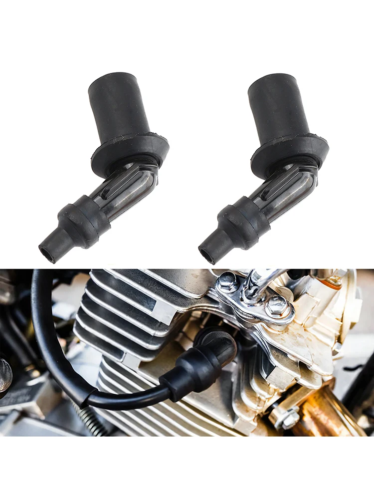 AliExpress NONE 2Pcs Universal Motorcycle Ignition Spark Plug Cap Moped Scooter Dirt Bike Straddle Type Motorcycle Cub Underbone Spare Parts