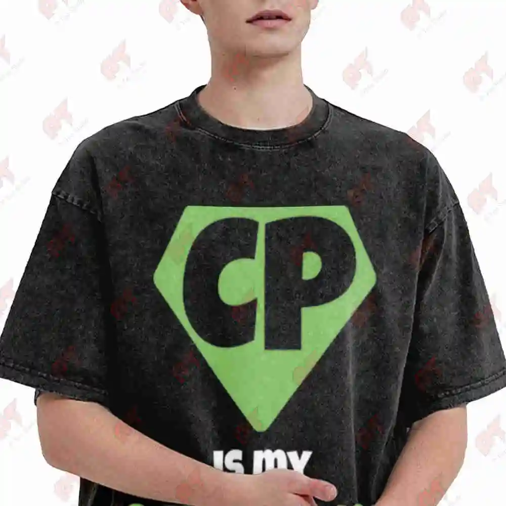 Cerebral Palsy CP Is My Superpower Vintage Washed Tee Pure Cotton T-Shirt