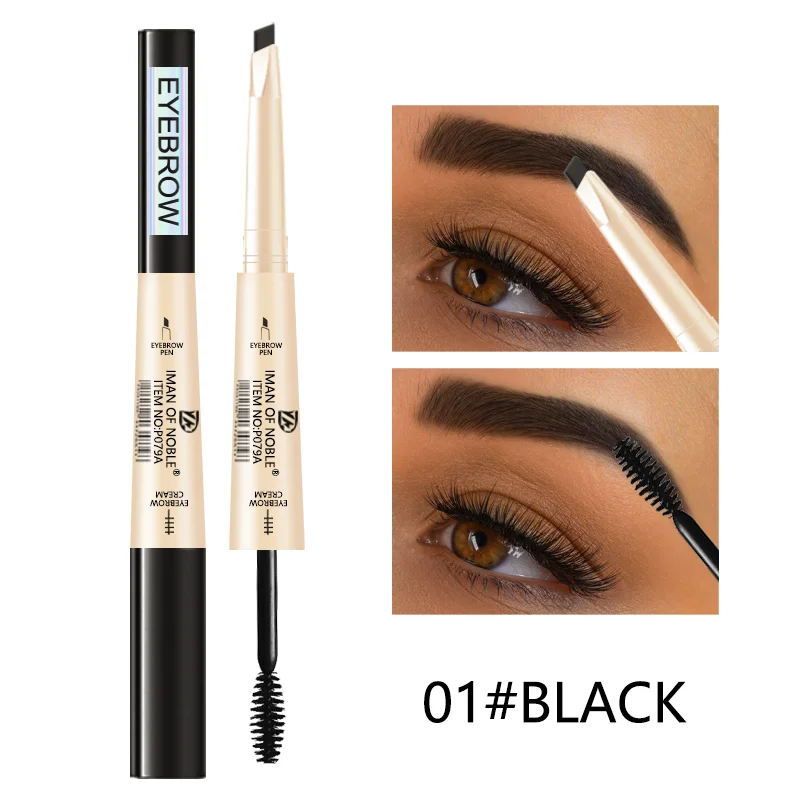 Thin Headed Eyebrow Pencil With Waterproof And Durable Brush Head Contour, Naturally Suitable For Everyone