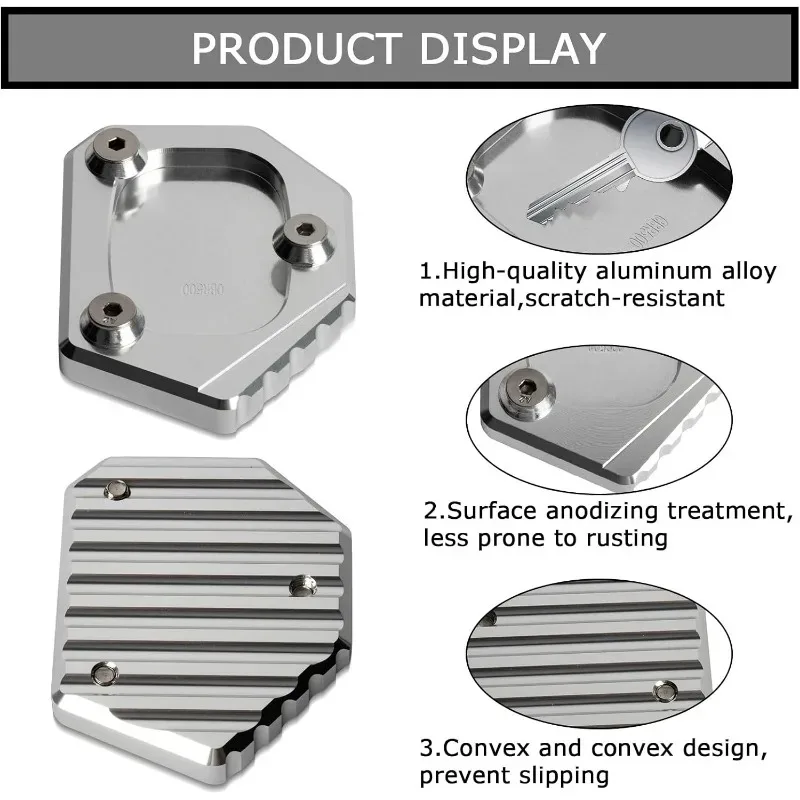 Motorcycle parking rack side brace large foot column plate For CB125R CBR500R CB500F CB500X CB125R CB300R CB650R CB650R CB400X