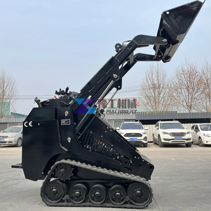 EPA CE Diesel Skid Steer Loader Mini Track Skid Steer Loader Skid Steer Hydraulic Drive with Rubber Track