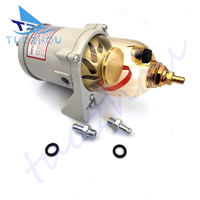 

500FG 500FH Fuel Filter Marine Engine Fuel Diesel Fuel Filter Oil/Water Separator Marine Trucks For Car Boat OFH-500FG 80695295