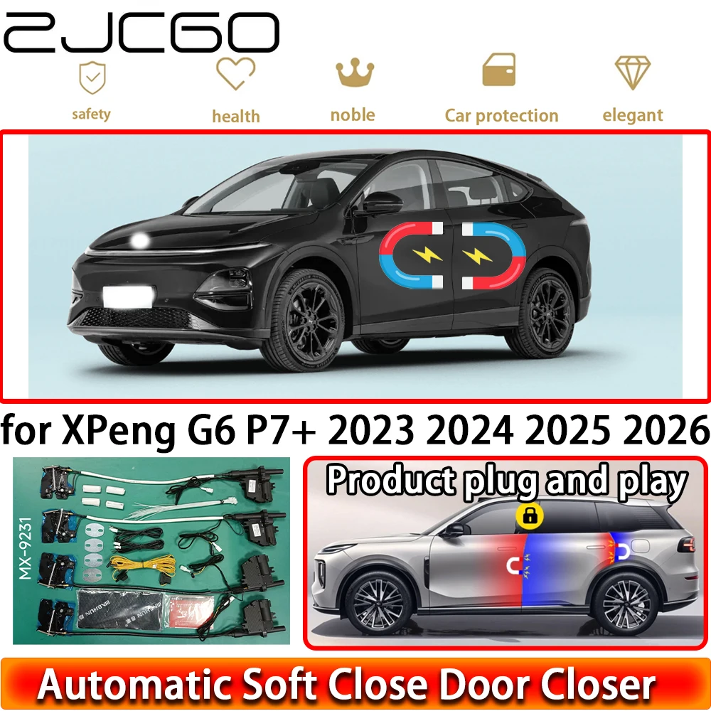 

for XPeng G6 P7+ 2023 2024 2025 2026 OEM Soft Close Door Kit Power Closing Latch System Auto Pull Door Easy Close Plug & Play