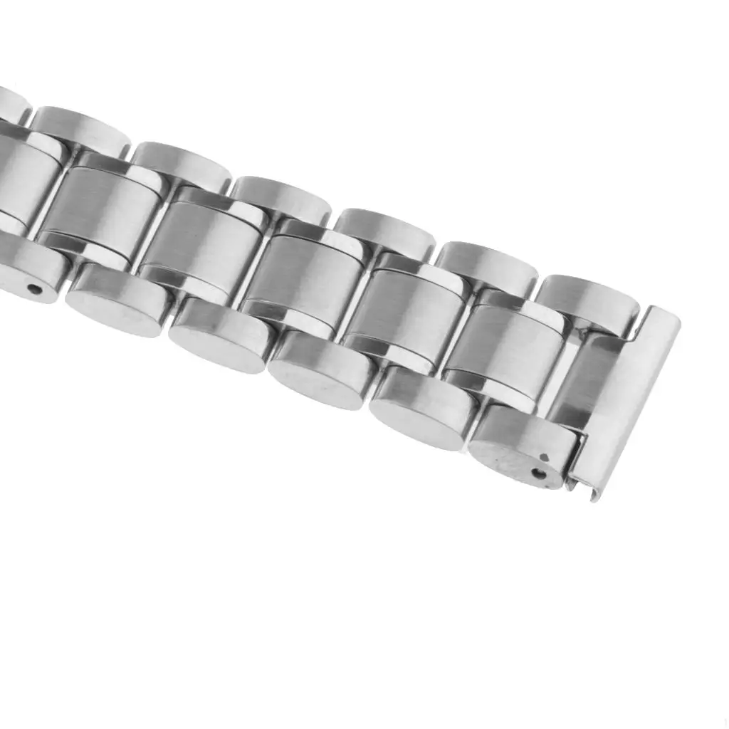 Classic Design Stainless Steel Watch Band 18mm Fashionable Durable Wristwatch Strap for Office Party Daily Wear