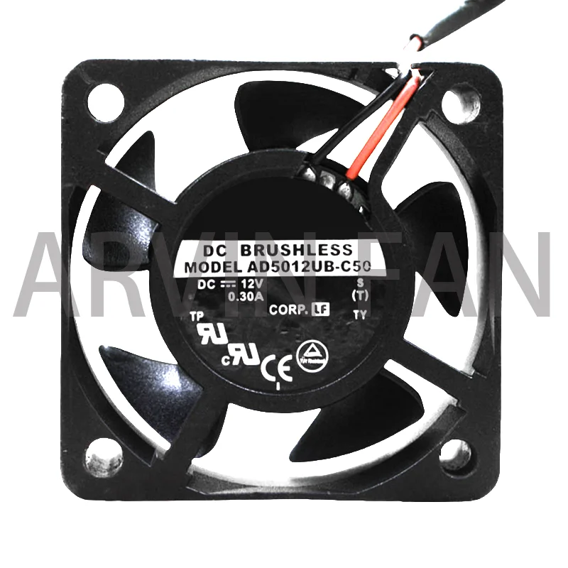 

Brand New Original COOLING REVOLUTION AD5012UB-C50 5cm 50mm 5020 12V 0.30A PC Computer Case Cooling Cooler DC Fan