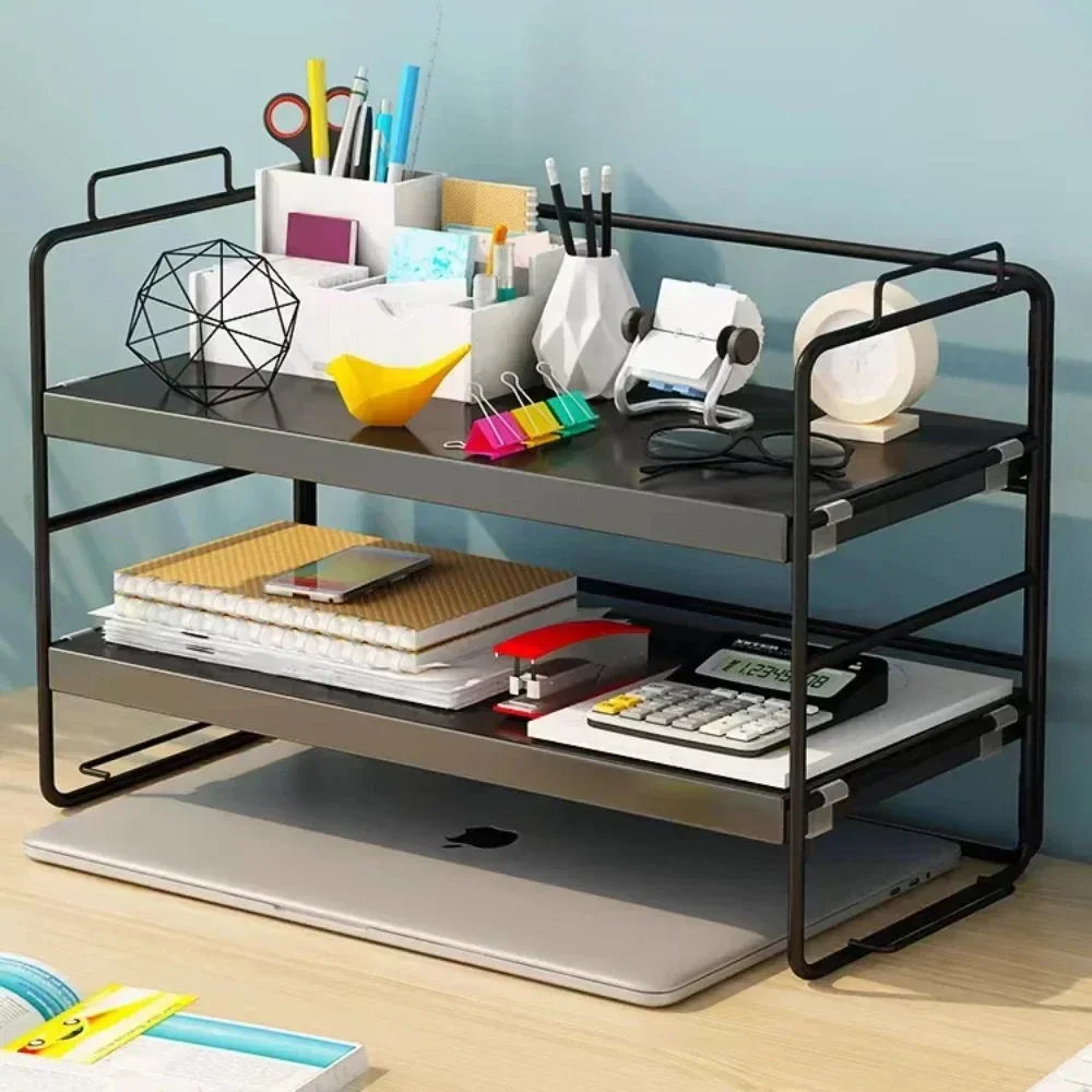 Desktop Bookshelf Storage Rack Wooden Small Simple Bookshelf Small Bookshelf on The Table Shelf Office Dormitory Organization