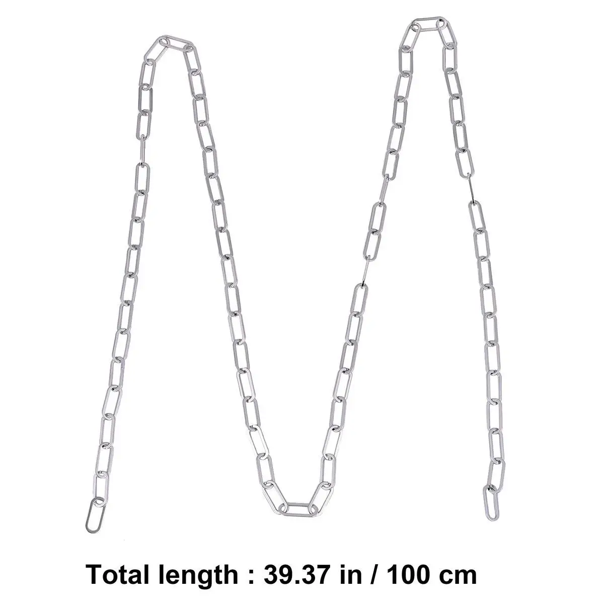 

Titanium Steel Necklace 4.4Mm Wide Diy Long Link Interlocking For Jewelry Making Handbag Charm Craft Body Jewelry Accessory Bag