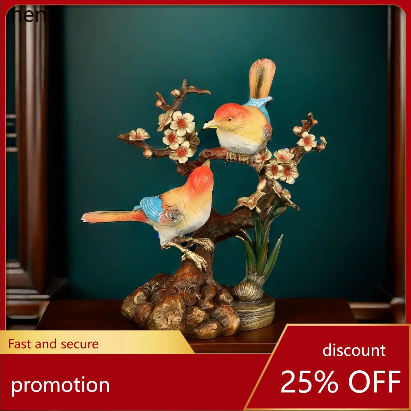 LYY  Copper Ornament Magpie Home Gift for Friends Living Room TV Cabinet Decoration