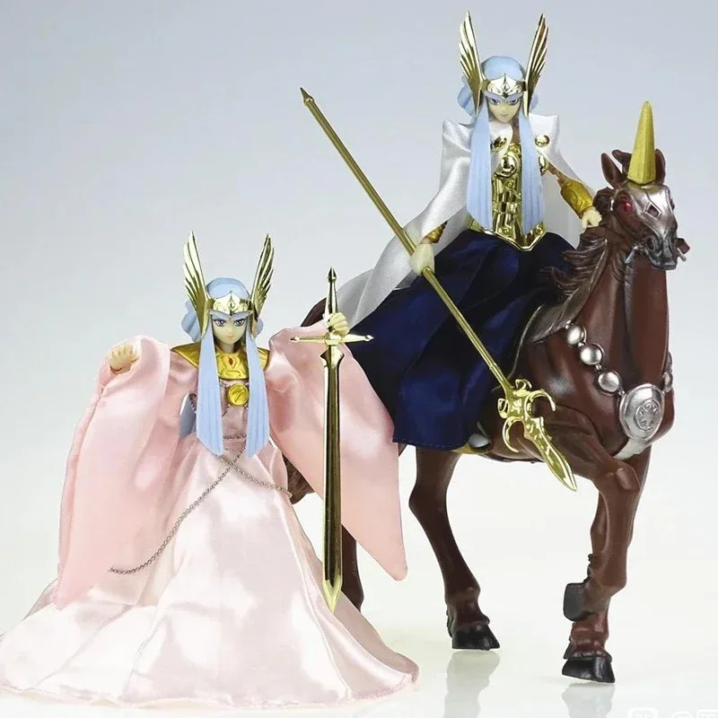 

Saint Seiya Myth Cloth EX Polaris Hilda Hiruda 2 Body/Dress/Armor White Horse Asgard Knights of the Zodiac Action Figure