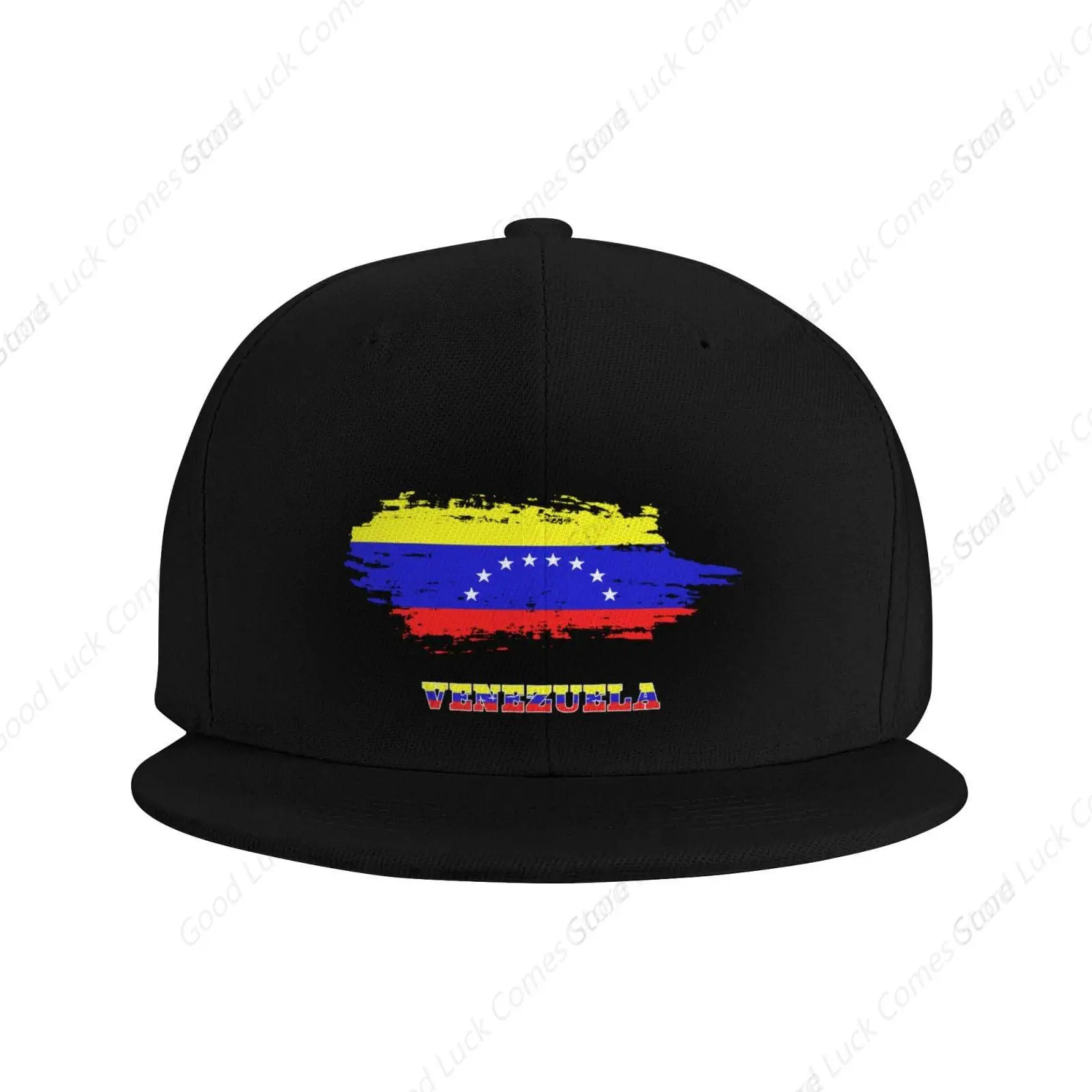 Venezuela Venezuelian Flag Snapback Hat for Men Women Flat Bill Brim Hat Baseball Cap Adjustable Dad Cap Rock Hat