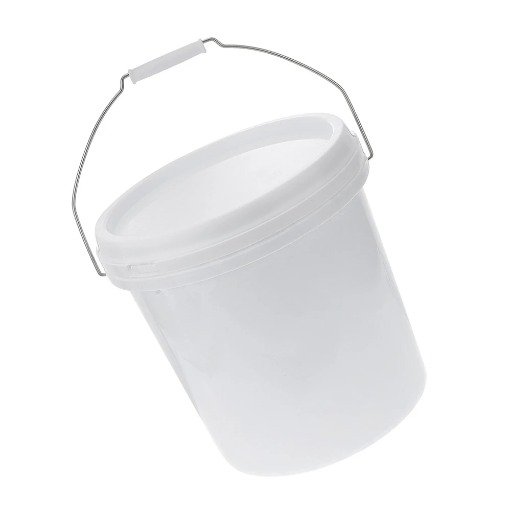 

Plastic Round Bucket with Lid Sealed Container for Home Use Durable Storage Paint Bucket Large Capacity