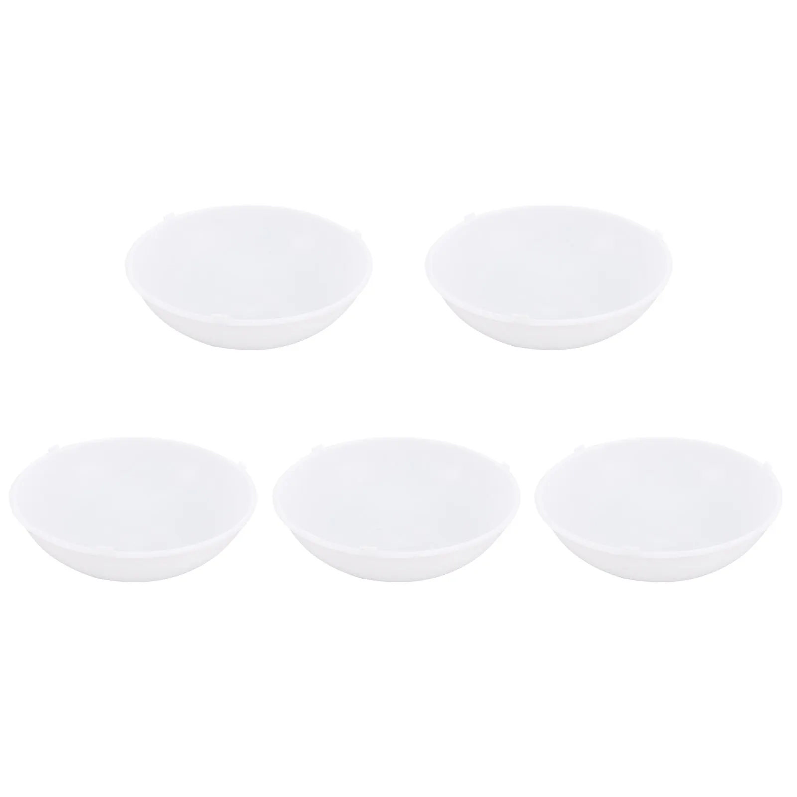 

5Pcs Plastic Lamp Shades Ceiling Lamp Cover Fire Retardant PVC Material High Temp Resistance Smooth Surface Lampshade for Home