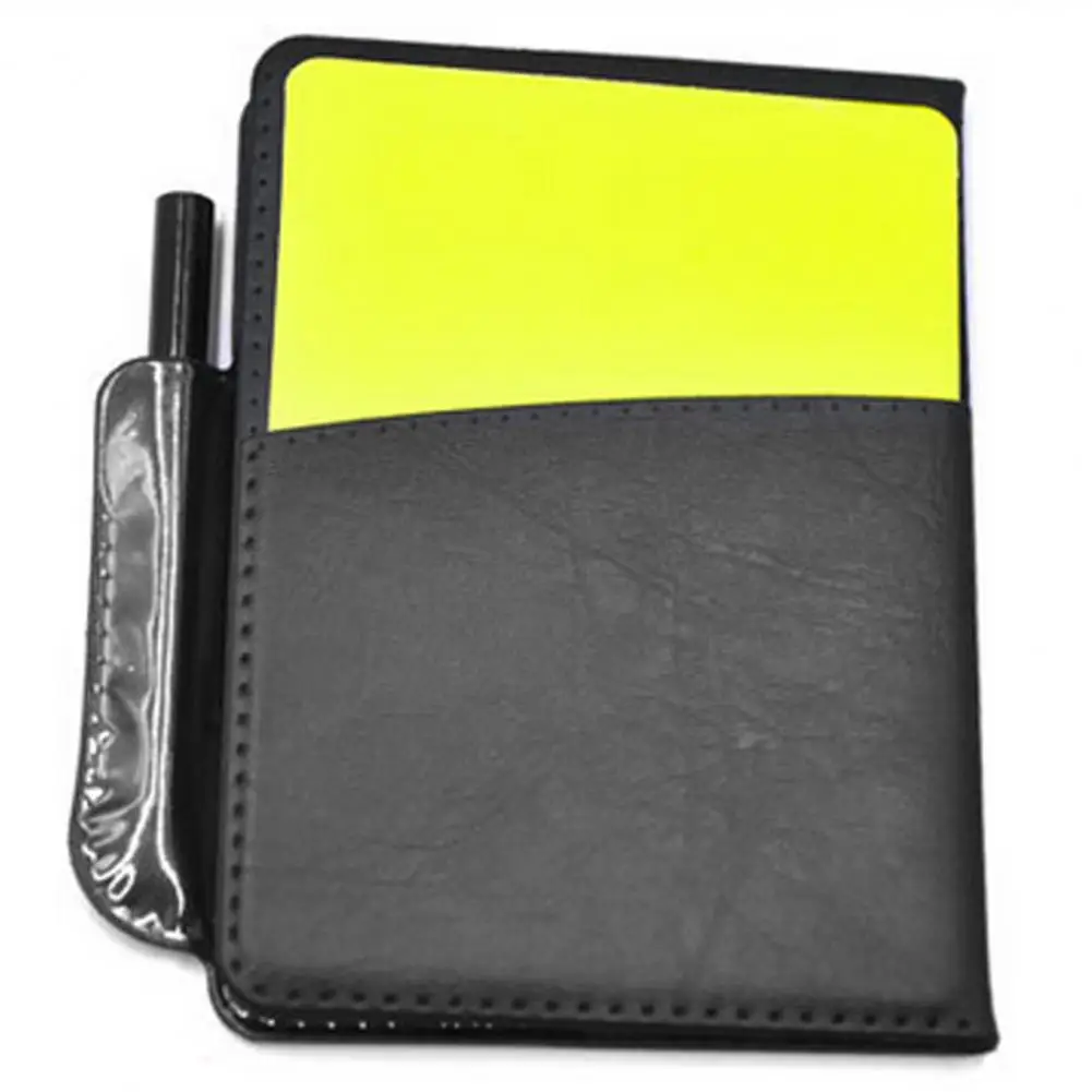 Football Yellow Card Football Referee Cards Set Soccer Yellow Cards Professional Football Warning Cards with Rich for Match