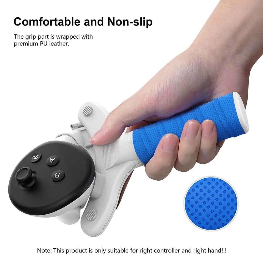 New Table Tennis Adaptor for Quest 3 Controller Handle Grip VR Gaming for Meta Quest 3 VR Accessories