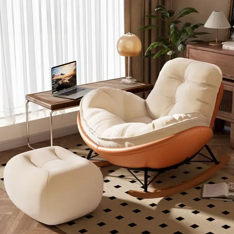 

Lazy Couch Penguin Rocking Chair, Lounge Rocking sofa daybed Adult Lounge Snail Balcony, Home Indoor Leisure Rocking Chair