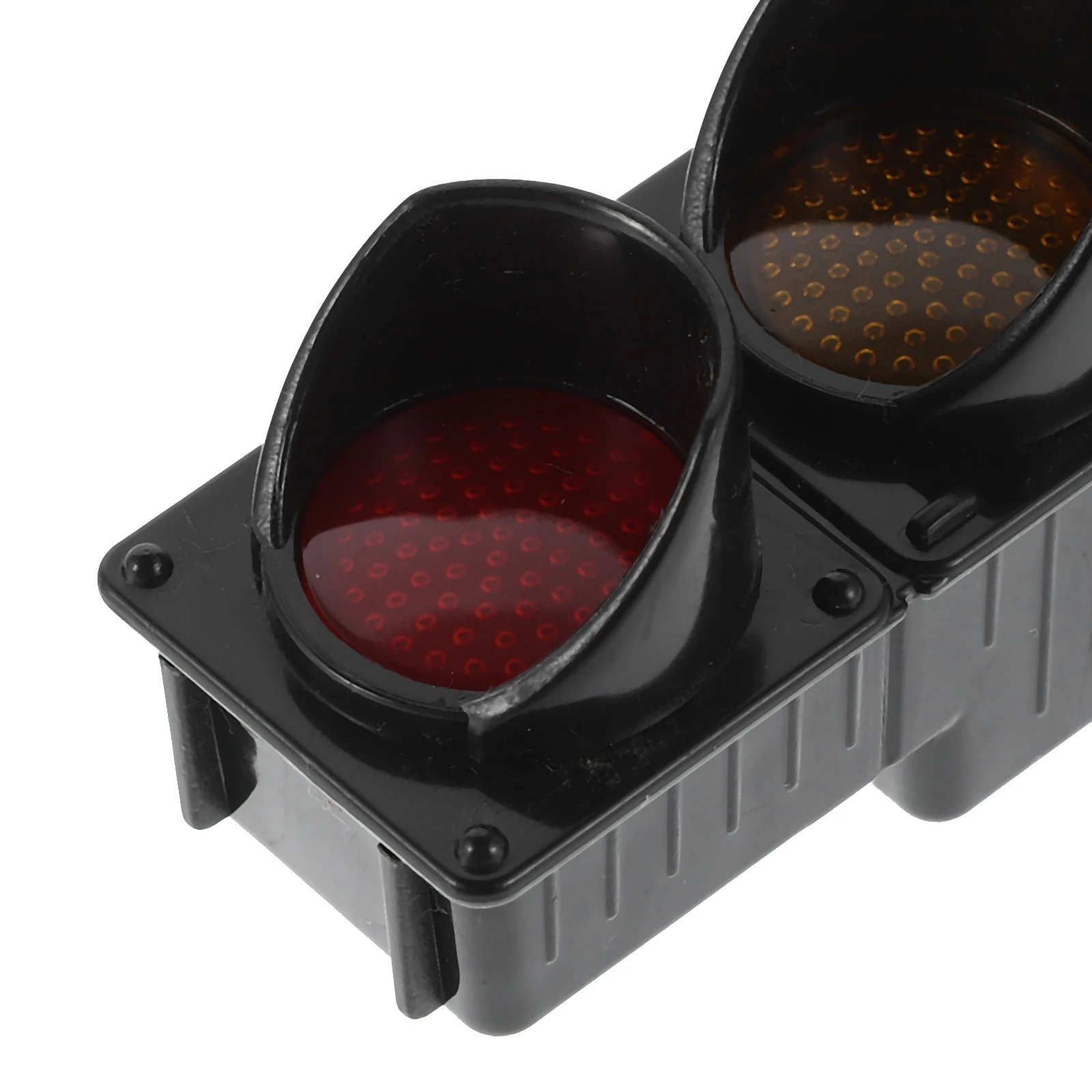 2 個のミニチュアシミュレーション信号機点滅デザイン子供の交通意識のための砂テーブルマイクロ風景装飾