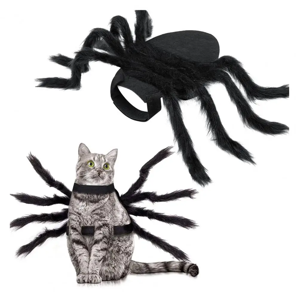 Festive Pet Decoration Halloween Pet Apparel Spider Legs Pet Costume Cute Dress Up Accessories for Puppy Cat Halloween Parties