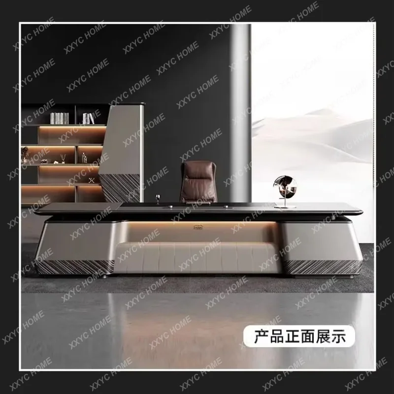XXboss office desk and chair combination simple modern manager president desk office