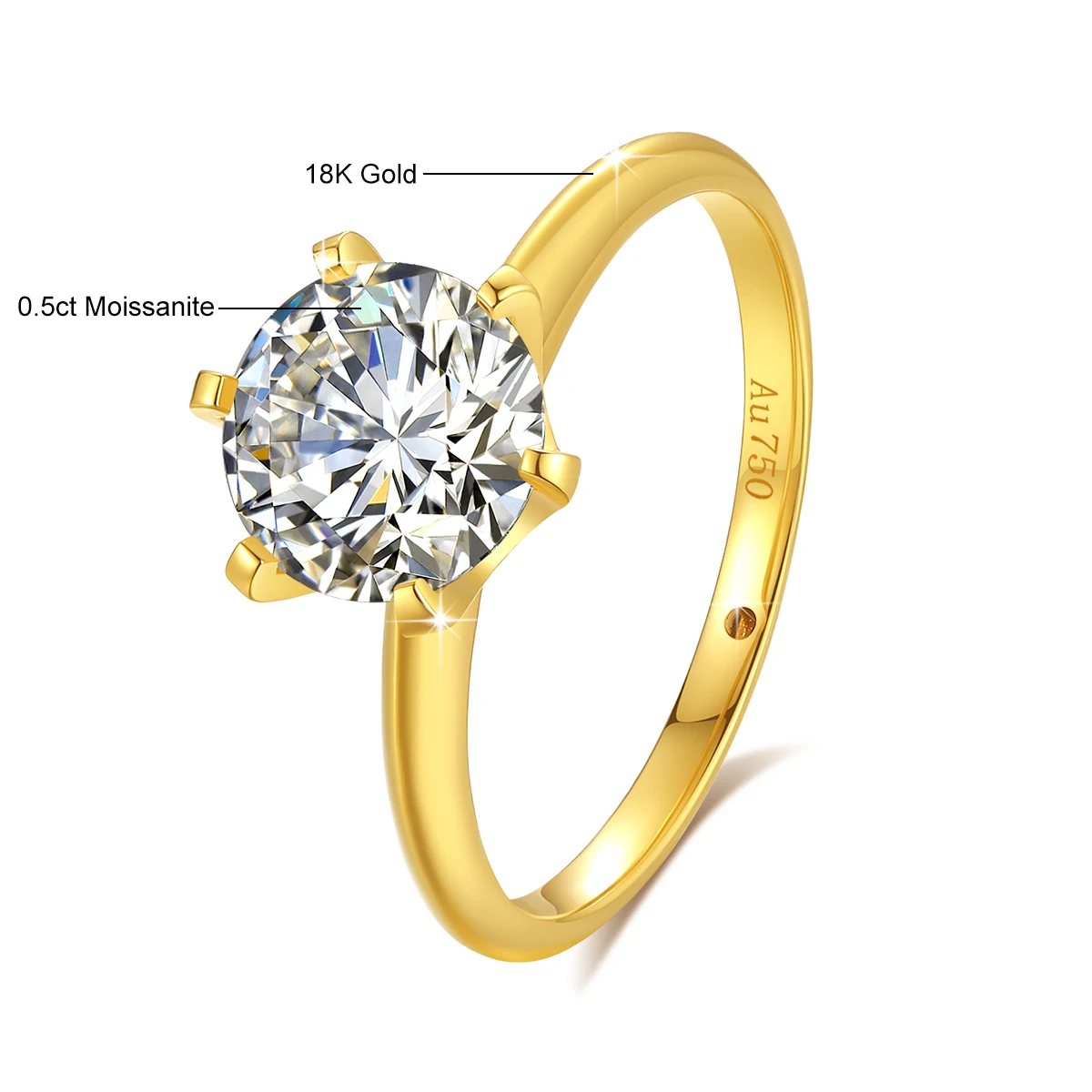 0.5ct yellow gold