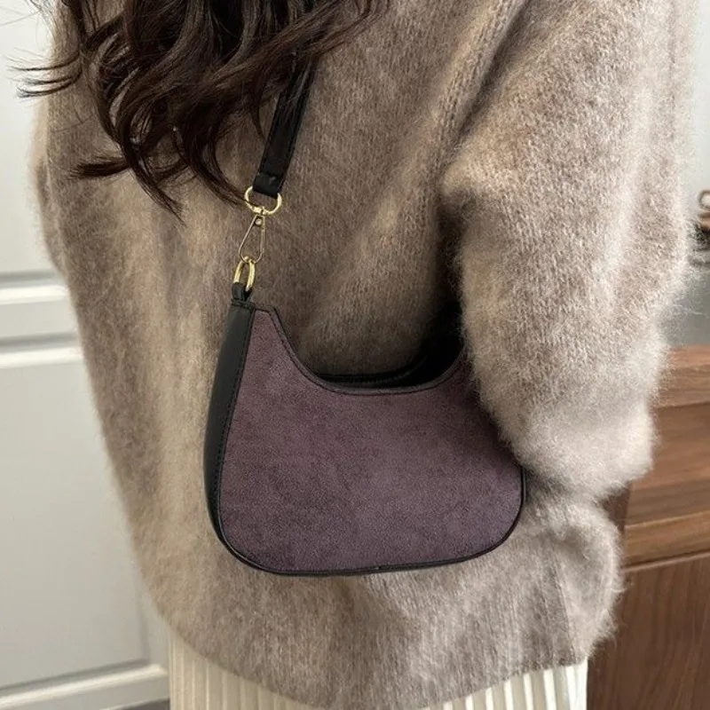 

Классическая кожаная женская сумка: элегантная, модная, винтажная, повседневная, через плечо, мессенджер, тоут