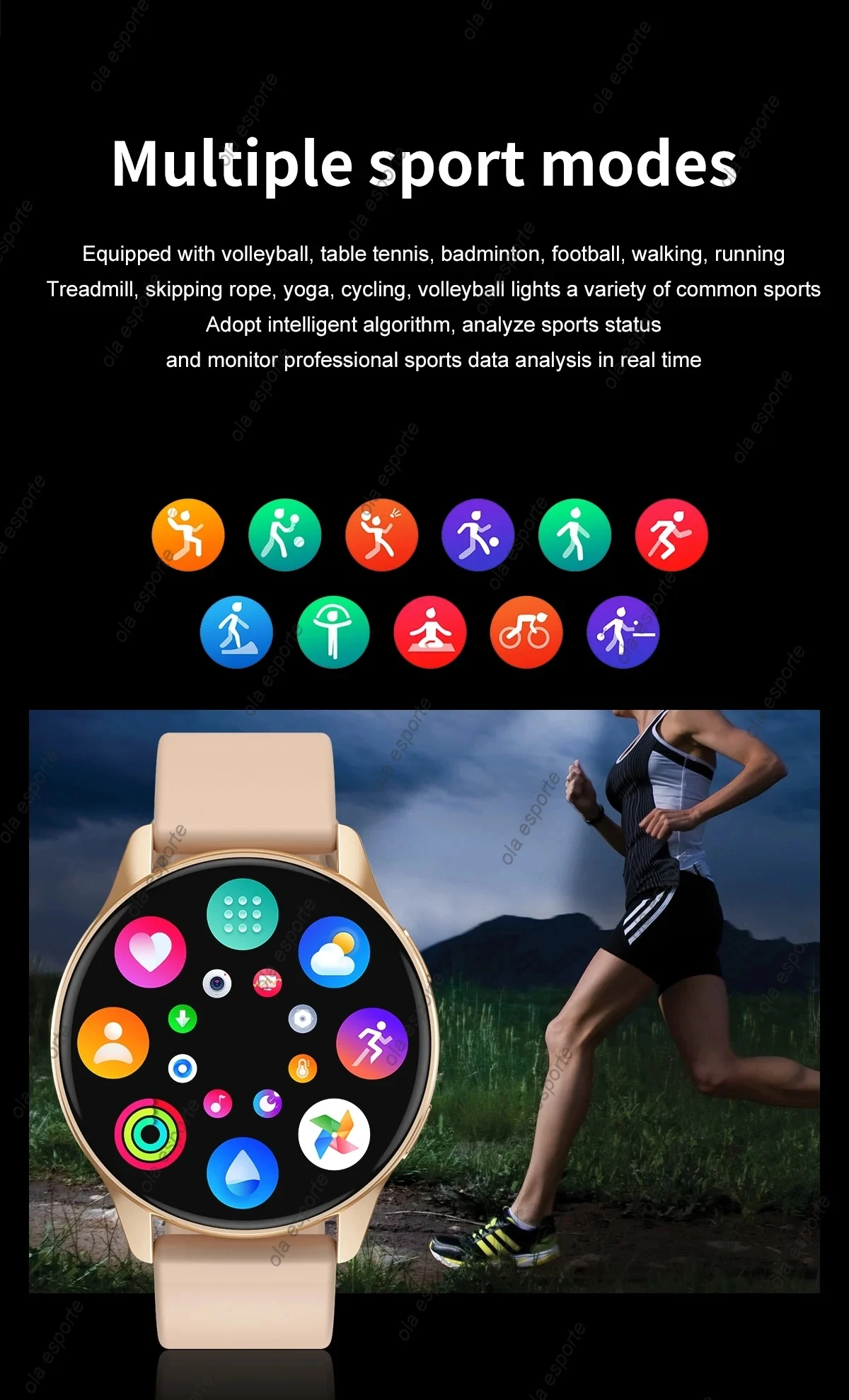 Bluetooth Call Smart Watch Pro 1.39-Inch Custom Dials Music Sports Watch description 13