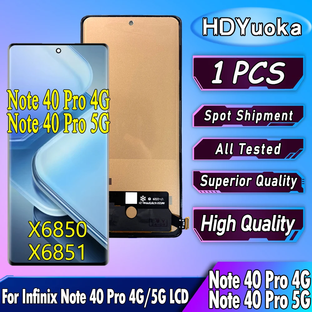 شاشة لمس TFT بحجم 6.78 بوصة لـ Infinix Note 40 Pro 4G – تقييم شامل ودليل استبدال دقيق