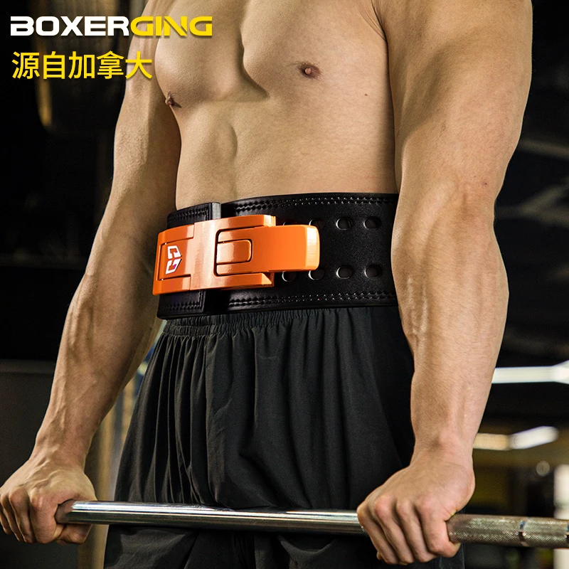 حزام رفع الأثقال يدعم الظهر حزام التمرين مع مشبك معدني للتدريب في صالة الألعاب الرياضية والقرفصاء وواقي الخصر وأحزمة رفع الأثقال