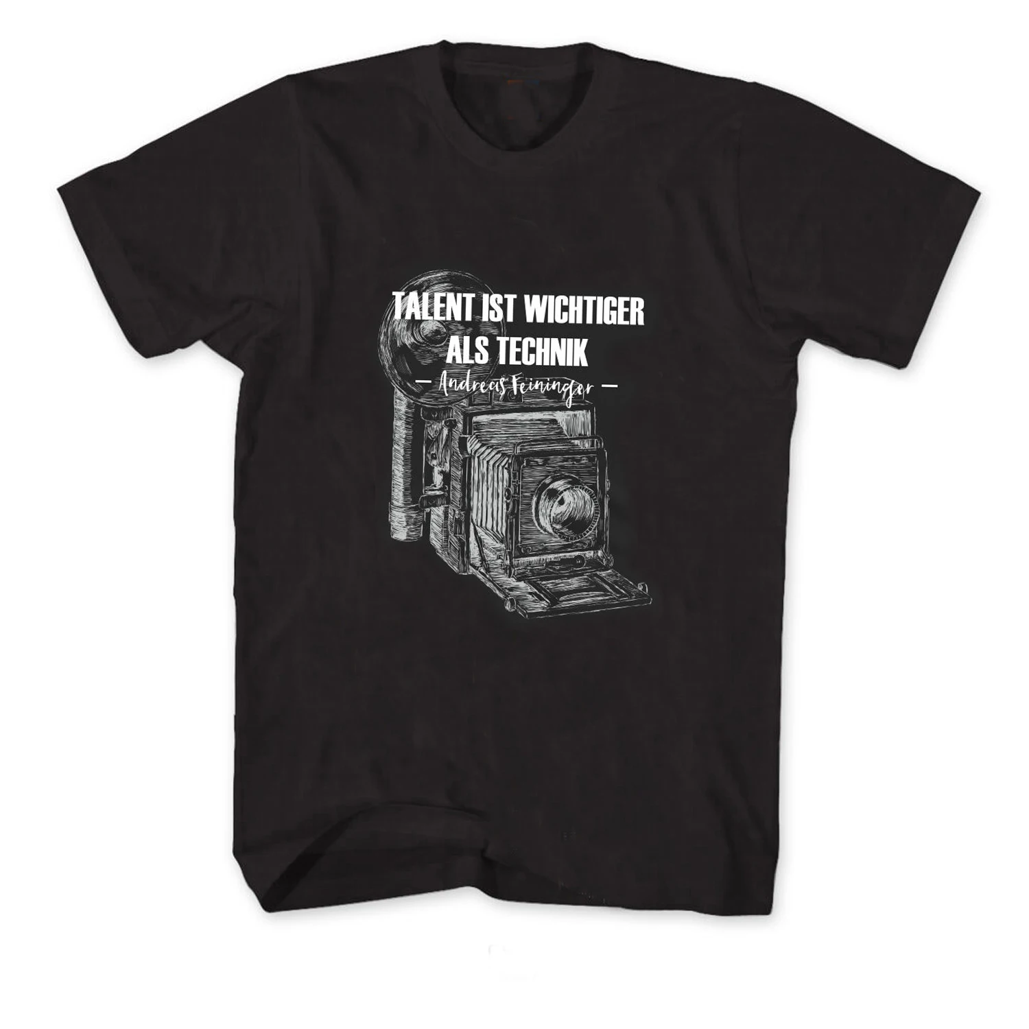 Photographer Talent Is More Important Than Technology Antique Camera T Shirt Short Sleeve Casual 100% Cotton O-Neck Mens T-shirt