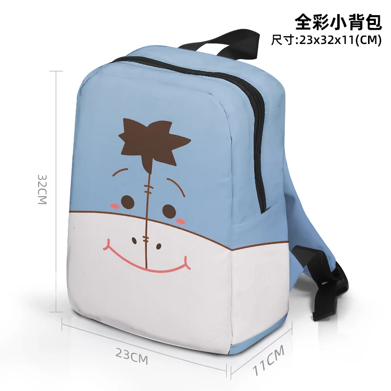 Disney Winnie Piglet Eeyore 6671 Anime Customized Backpack Mini Casual Cartoon Children Bag School Knapsack Gift