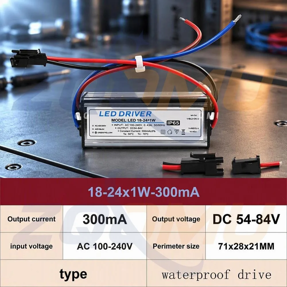 AC 85-265V LED Transformer 1-3W 3-5W 4-7W 8-12W 12-18W 18-24W 20-24W 25-36W 30-36W 300mA 600mA 900mA Ceiling Light Power Driver