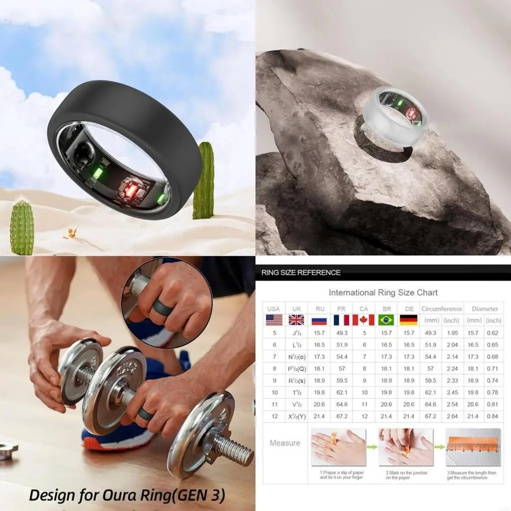   Practical Rings Cover for Finger Rings Protector Silicone Elastic Case for Rings
