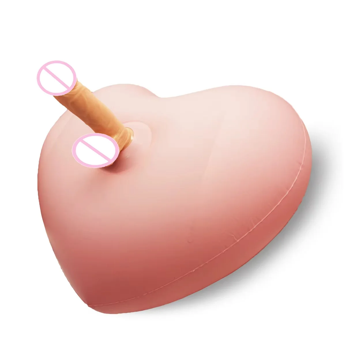 

Female Masturbation Inflatable Ball with Dildo Sex Furniture Sitting On Sex Toys for Women Heart Balloon Strapon Penis