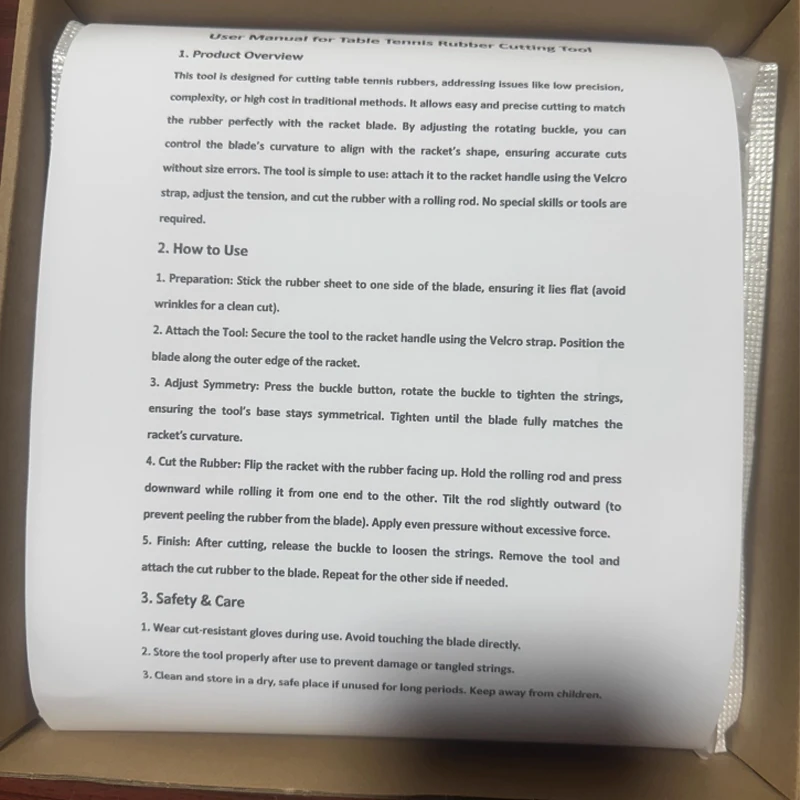 تنس الطاولة المطاط Bowknife قطع مقص لتنس الطاولة المطاط سهلة الاستخدام DIY بها بنفسك شكل دائري بينغ بونغ أداة قطع المطاط