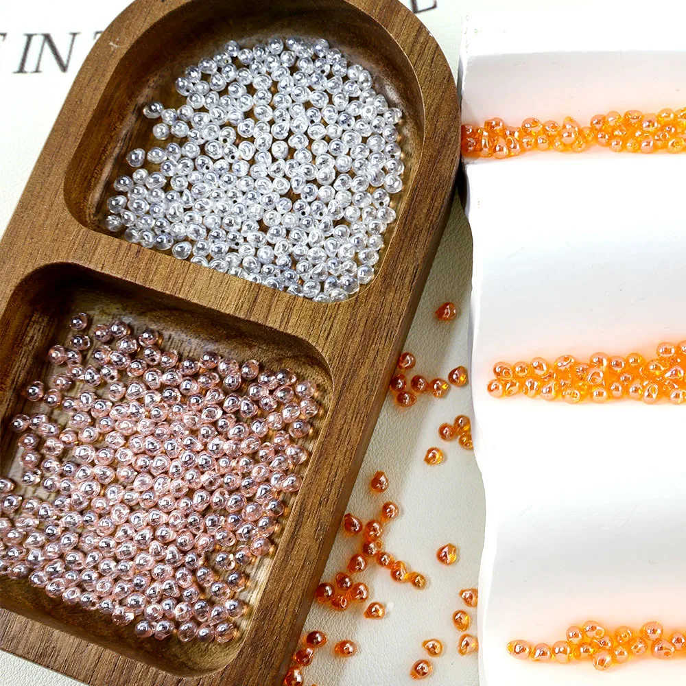 10g/tube Miyuki Transparent Water Drop Beads Imported from Japan Jewelry Accessories Used to Make Handmade Bracelets Necklaces a