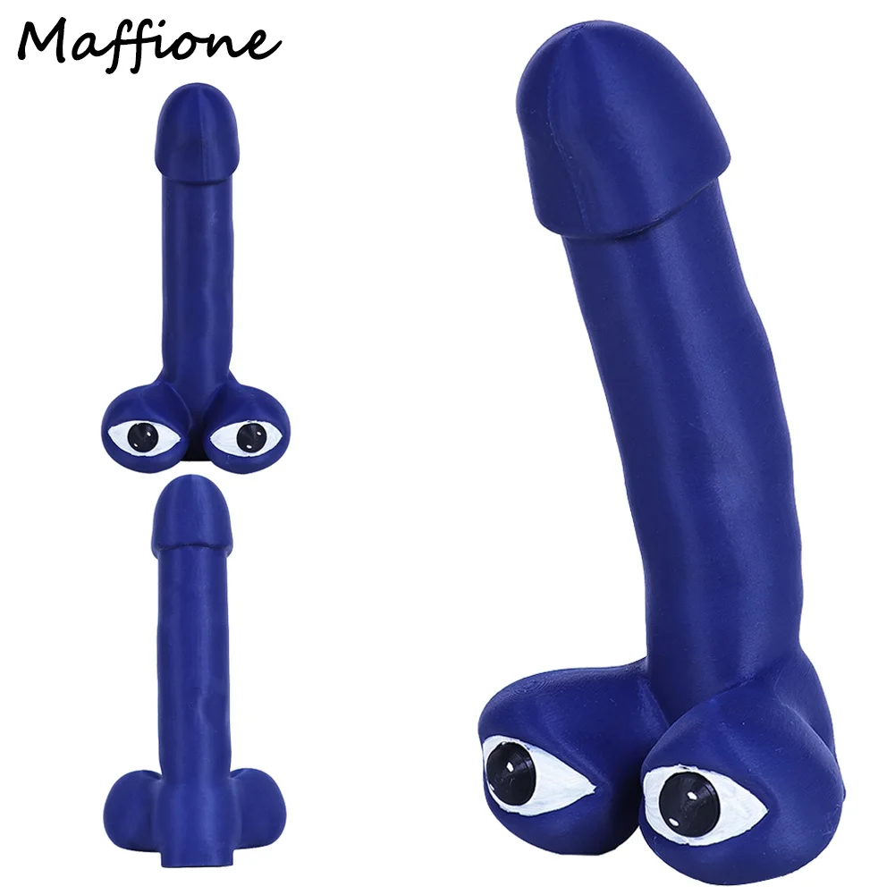 

Spoof Prop 2019 TV Love Death Role Robots Cosplay Costume Accessories Male Body Parts Ornament Pendant Blue Hallowmas Party Gift