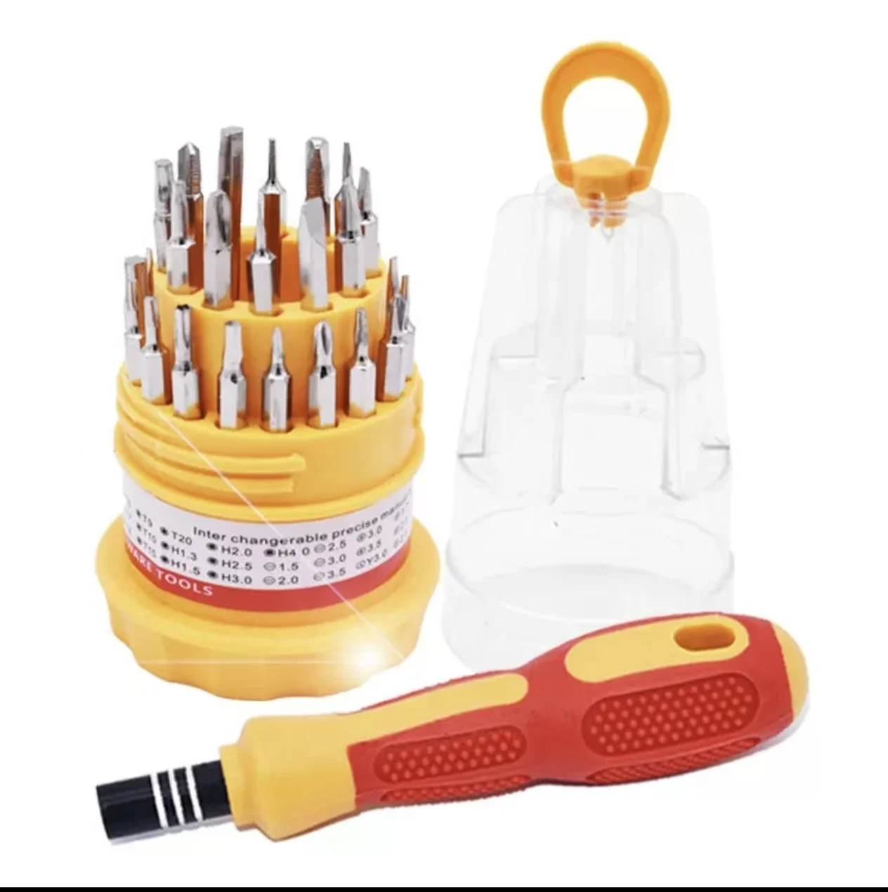 31-in-1 Precision Screwdriver Set, Magnetic Repair Tool Kit for Phone, PC, Laptop, Electronics