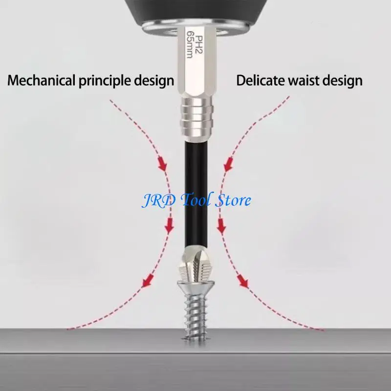 

JU64 6Pcs K5 Screwdriver Bit Shank Impact Electric Drill Bit Set Screw Drill Head Power Tools Drill Attachment Part