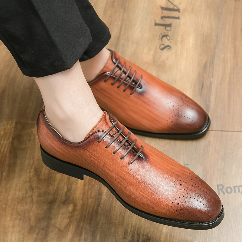 2023 Men New Fashion Trends Business Dating Formal Party Shoes Social Office  High Quality Oxford Shoes Comfort Versatile Shoes