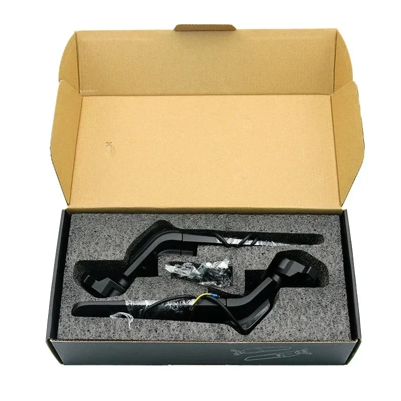 مرآة الرؤية الخلفية ذات الجناح الثابت للنينجا 400 500 ZX-4R ZX4-RR ZX-6R SRر الرؤية الخلفية المعدلة مع إشارة الانعطاف جميع أجنحة الألومنيوم الخاصة