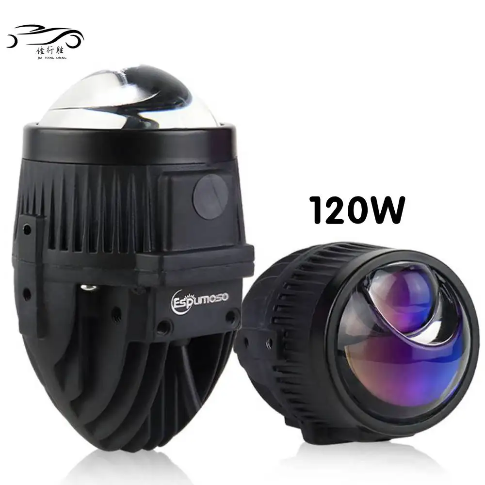 JHS High Power K221 Len Bi Led Projector Led Fog Lamp 2inch Bi High Low Beam 60w Fog Light for Motorcycle for Car