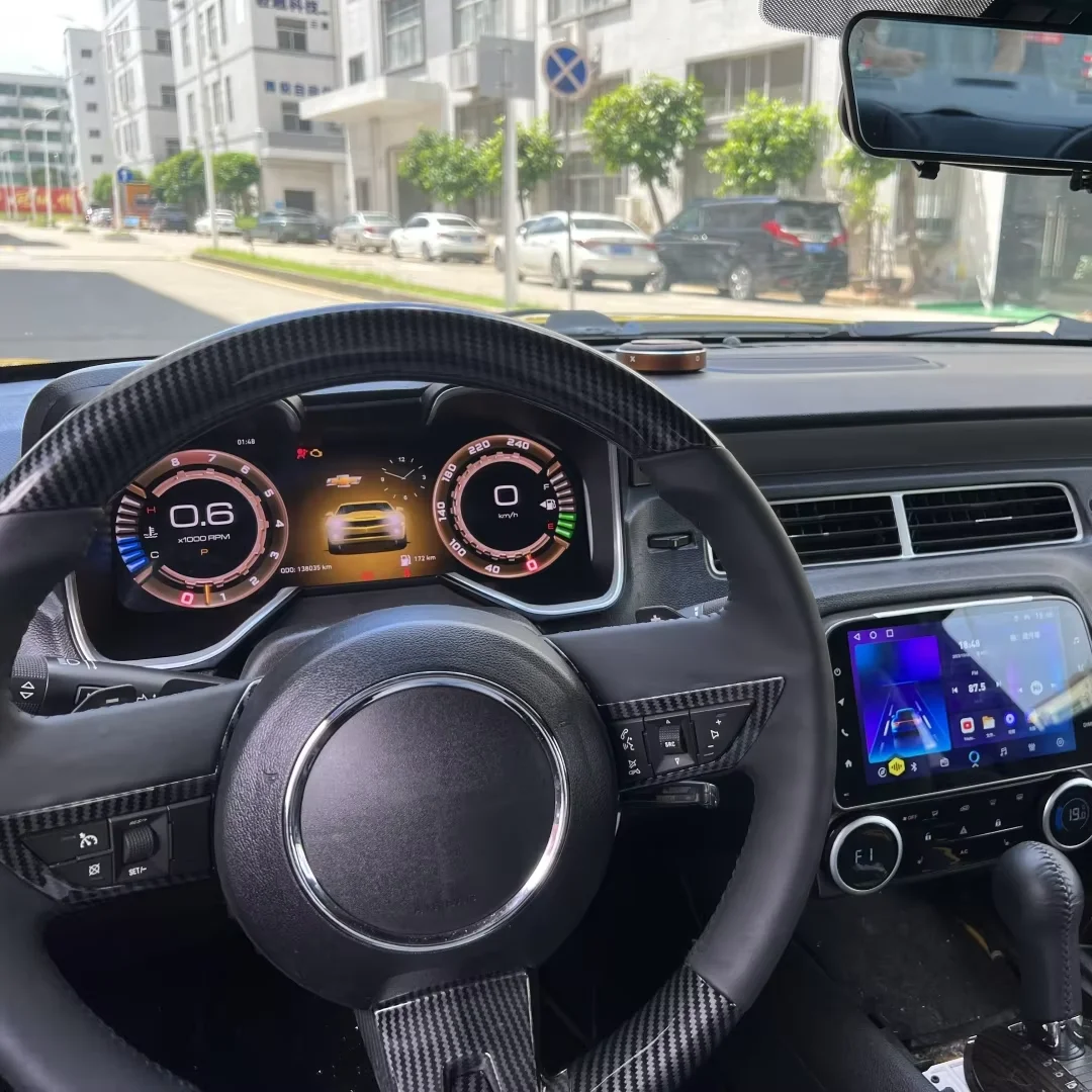 

New Car Digital Cluster Instrument Upgrade For Chevrolet Camaro 2010-2015 Auto Gauge Speedometer LCD Dashboard Virtual Cockpit