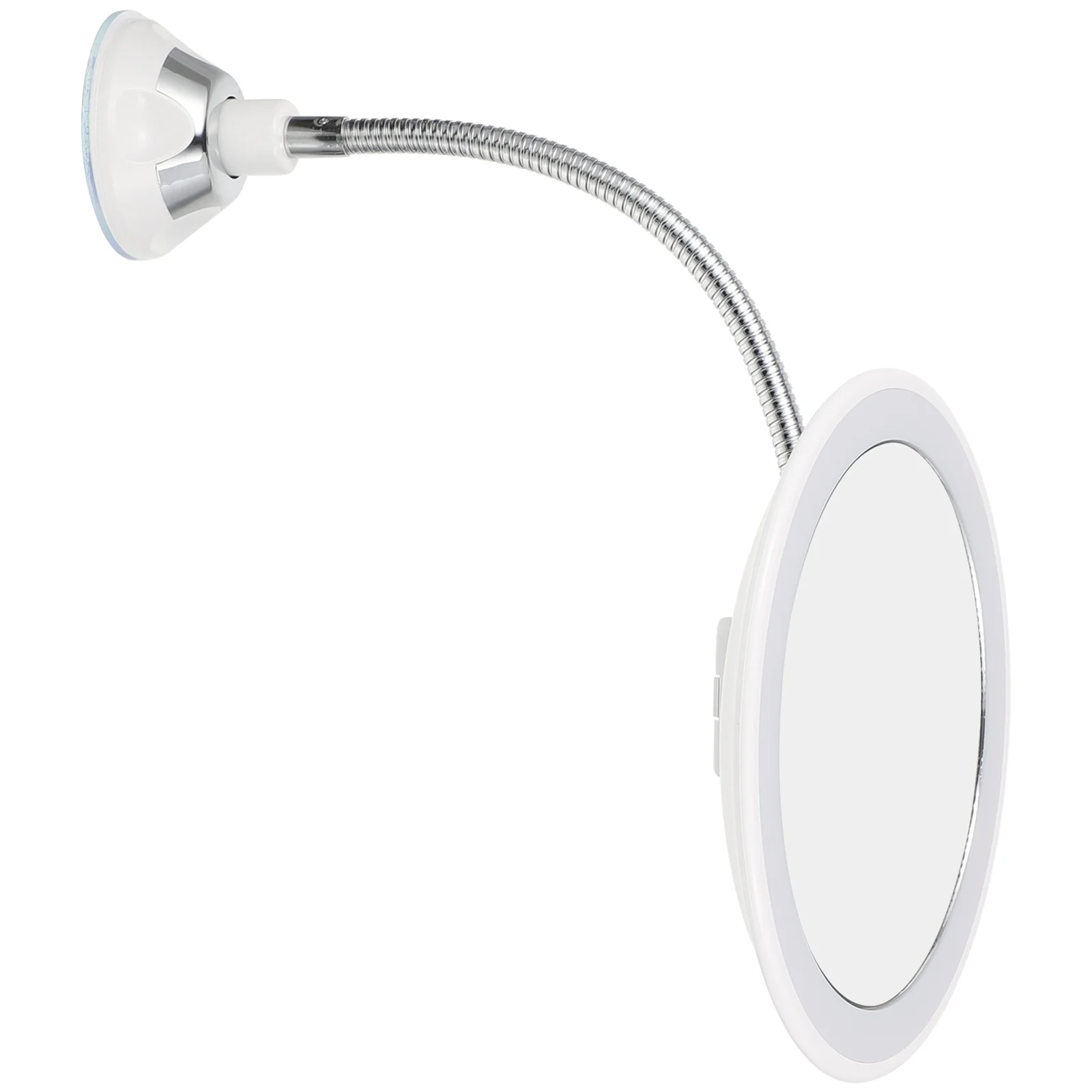 Espejo con ventosa de aumento 10x, giratorio de 360 grados, redondo, portátil para maquillaje y espejo de maquillaje de viaje, espejos de aumento