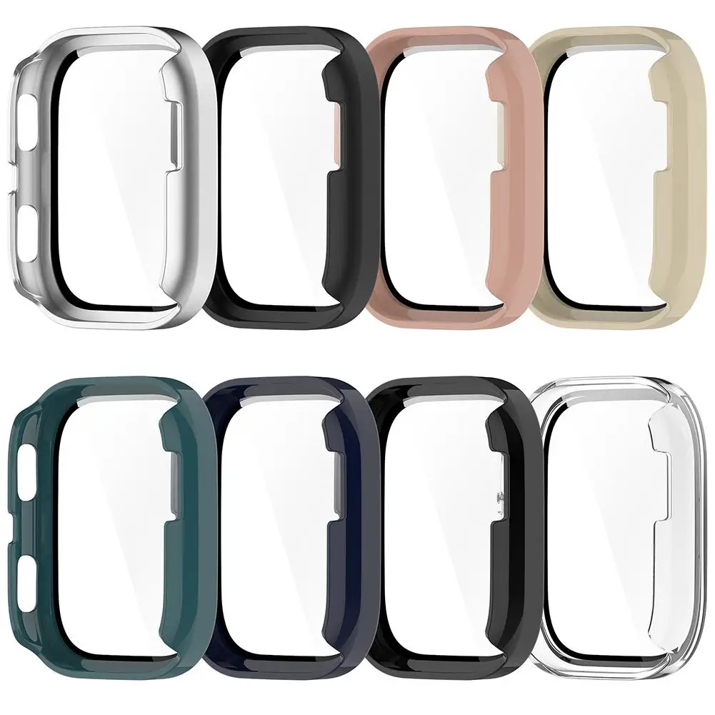 

Glass+Case for Amazfit Bip 6 Tempered Glass Screen Protector & Hard PC Protective Bumper for Amazfit Bip6 Accessories V1L2