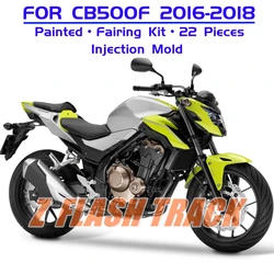 Per Honda CB500F CB 500F CB500 F 500 2016 2017 2018 Kit carenatura completa carrozzeria iniezione giallo argento corpo plastica colore personalizzato