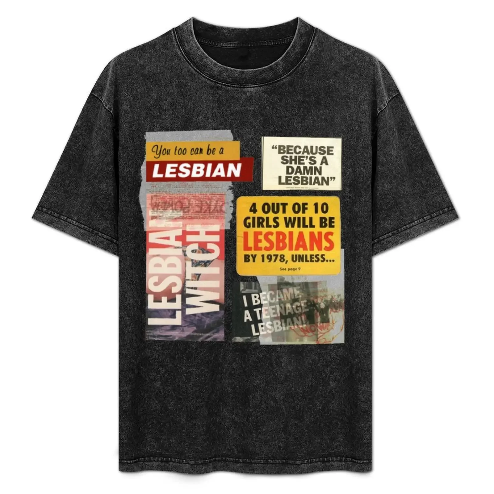 

Lesbian Propaganda T-Shirt customizeds croswit shirt man summer shirt shirts men graphic