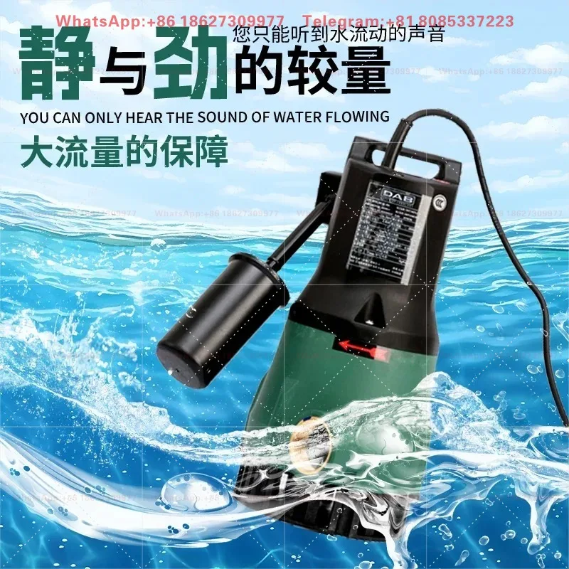 Home Submersible  Float Ball Fully Automatic  Basement Sewage Pump Fish Pond Rocket Circulation Pump