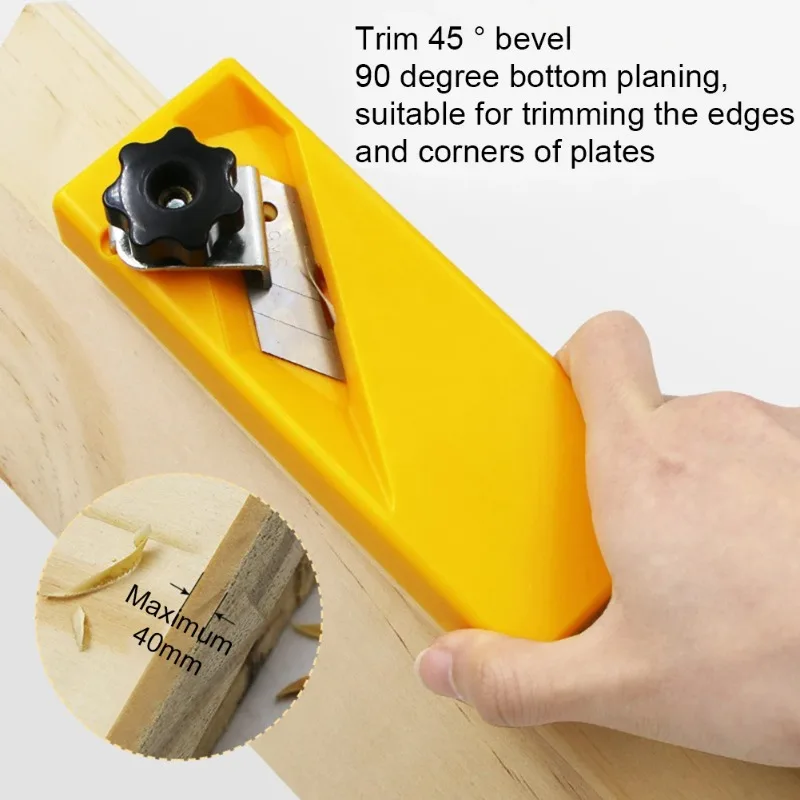 1pcs Woodworking Gypsum Board Planer Tool Flat Square Plane Drywall Edge Chamfer Hand Saw Box Hand Plasterboard Cutter